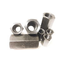 Hexagonal thickened lengthened nut added with high connection pressure plate screw cap butt M10M12M16M20M24M30 to be made