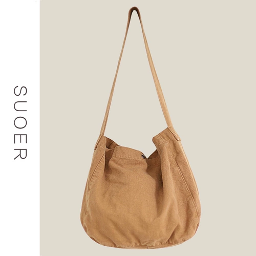 Универсальная брендовая сумка через плечо для отдыха, японская ретро сумка на одно плечо, шоппер