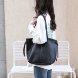 Универсальная вместительная и большая сумка через плечо для отдыха, сумка на одно плечо, демисезонный шоппер