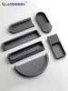 Lideshi Modern Minimalist Recessed Drawer Cabinet Door Concealed Handle Slot-In Built-In Wardrobe Cabinet Door Handle