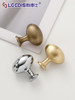French Retro Brass Oval Cabinet Door Handle Antique Style Solid Pigeon Egg Cabinet Drawer Wardrobe Door Handle