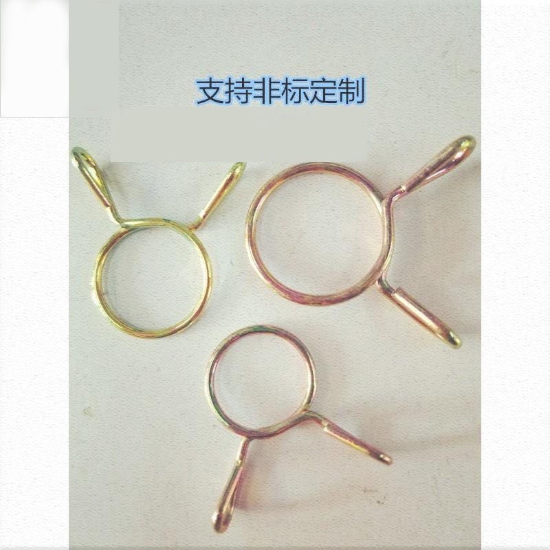 "steel wire color zinc clamp spring pipe clamp ring oil pipe clamp clamp clamp pipe throat clamp clamp clamp throat clamp spring single steel wire