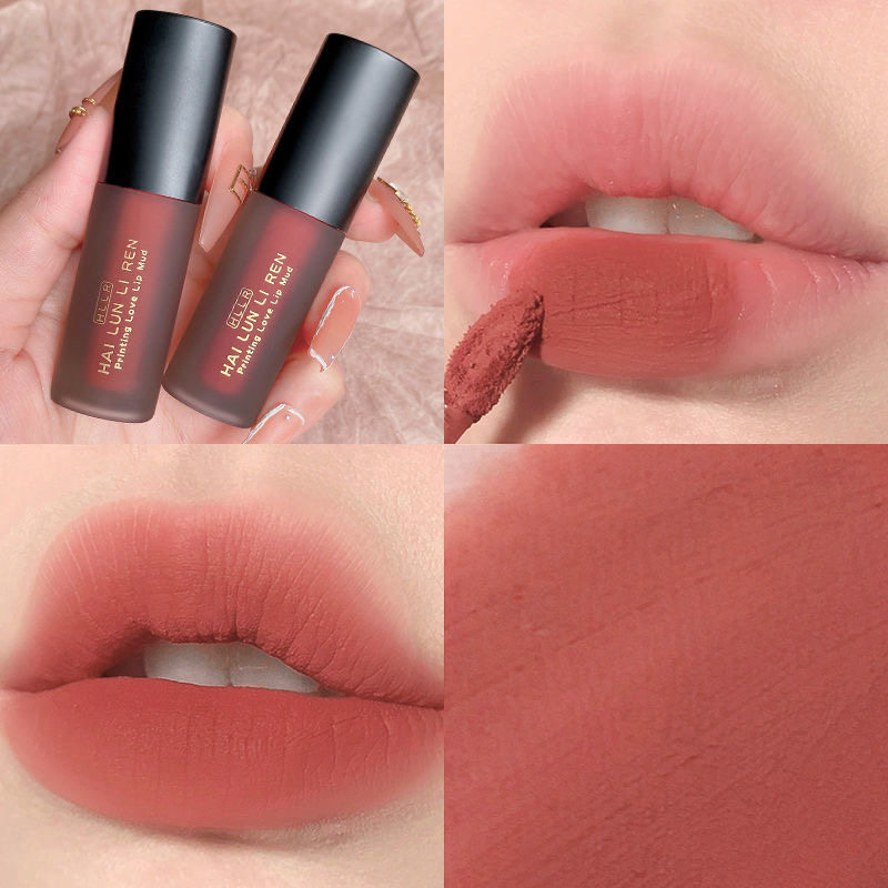 Li Jiaqi recommended lip glazed lip mud foggy face matt velvet lip glazed waterproof not stained with cup mouth red and white color