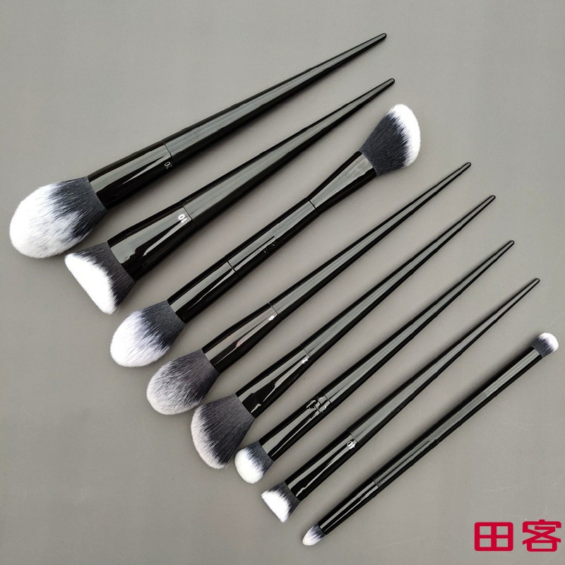 Single face blush repair high light brush Foundation brush concealer brush Affordable student novice 9-pack makeup set brush