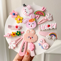 Розовый морковный кролик, комплект, 14 шт