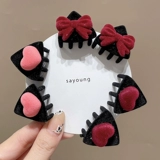 Милая заколка-крабик для принцессы, детская челка, заколка для волос, безвредные шпильки для волос, аксессуар для волос, не повреждает волосы