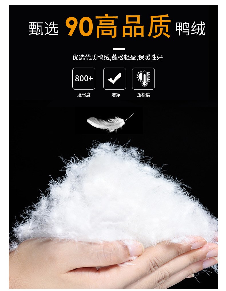 雅鹿 男士中长款保暖羽绒服 90%含绒量 貉子毛领设计 图4