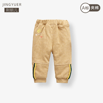 Autumn and winter New baby cotton pants 3-6-9 months baby warm trousers foreign boy out pants 1-2 years old