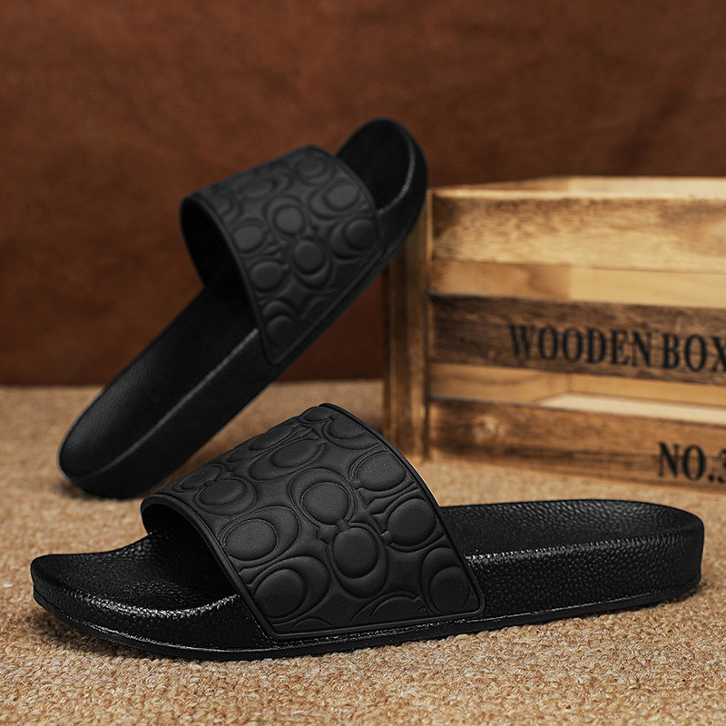 Suitable for Fendi Men's Slippers, New Summer Model, Unisex Outdoor Soft-Soled Thick-Soled Sandals for Men