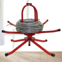 Elevator Special Wire Rope Tractor 6 8 10 12 13MM Elevator steel wire rope unwinding holder for rope unwinding
