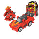 Smart Jump Warrior 2 Fire Knight Transformation Car Gale Warrior Boy Magic Car God 4 Station Warrior Toys Complete Set