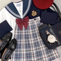 Kasuga (Rin Nan Gao) spot original jk uniform Orthodox dress female short pleated skirt excellent girl