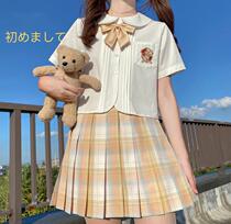 Kasuga Department (Xi) spot original girl plaid skirt jk uniform skirt orthodox short pleated skirt summer