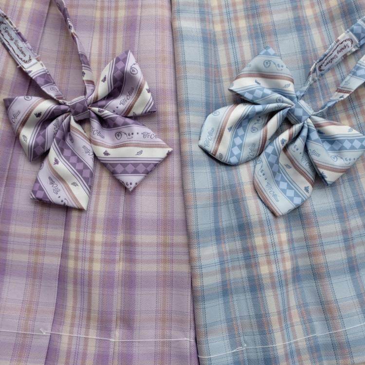 Kasukabe (sleepwalking star tea party) original twin bow tie spot jk uniform small items