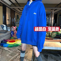 WE11DONE Sweater Women Strap Embroidery WELLDONE Sweater Ouyang Nana with Loose Long Sleeve Hoodie