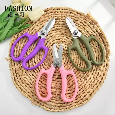 Flower wild floral scissors, ribbon scissors, paper scissors, flower branch scissors, florist flower flower arrangement, gardening pruning tool