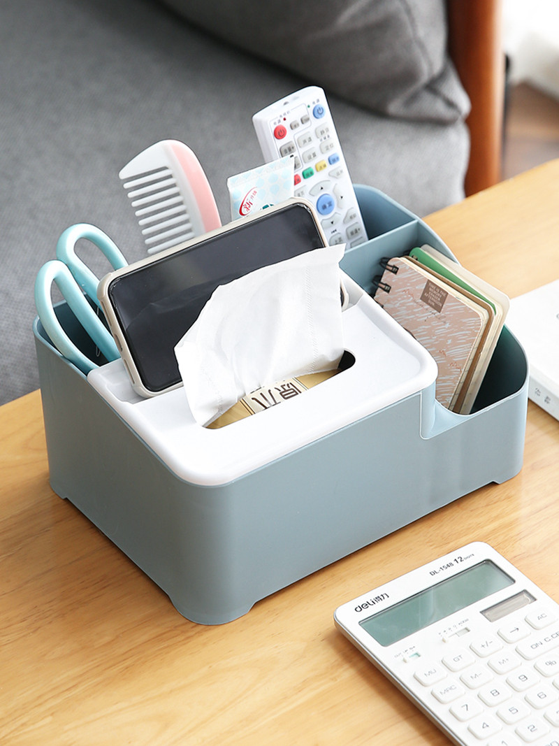 Paper Towel Box Toilet Paper Box Home Extractable Toilet Paper Box Living-room Remote Control Multifunction Creative Napkin Cosmetic storage box