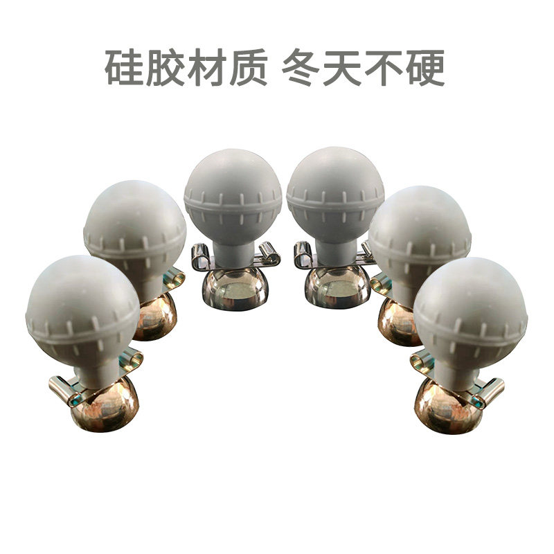 心电图机吸球吸球球囊成人胸吸球灰色6个采用TOU球囊 冬天不硬