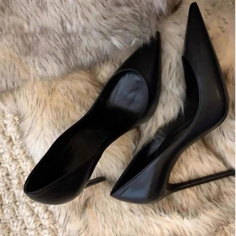 Invincible High Heels, Comfortable Everyday Stiletto Shoes, Great for Long Standing, Suitable for Flight Attendants, Pointed Toe, Versatile for Stage