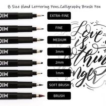 Hand Lettering Pens Calligraphy Brush Pen Pigment Liner Mi