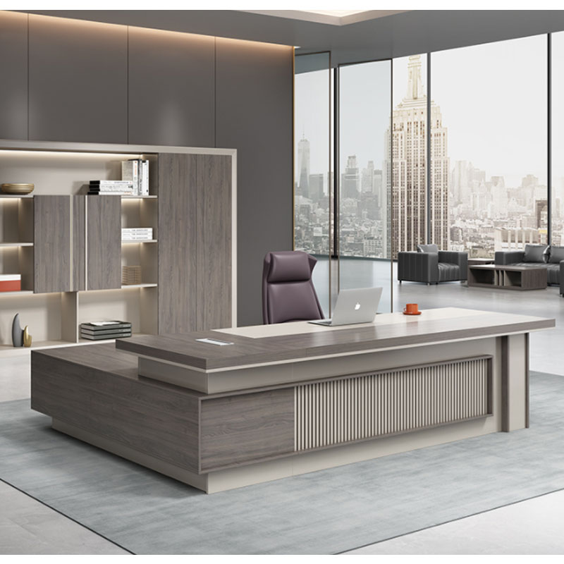 President Creative Boss Desk Simple Light Luxury High-end Atmosphere Single Desk Office Manager Supervisor Desk and Chair Combination