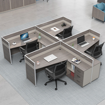 Office Furniture Screen Staff Table Financial Partition Card Holder Brief Modern 246 Employee Booth Chair Combination