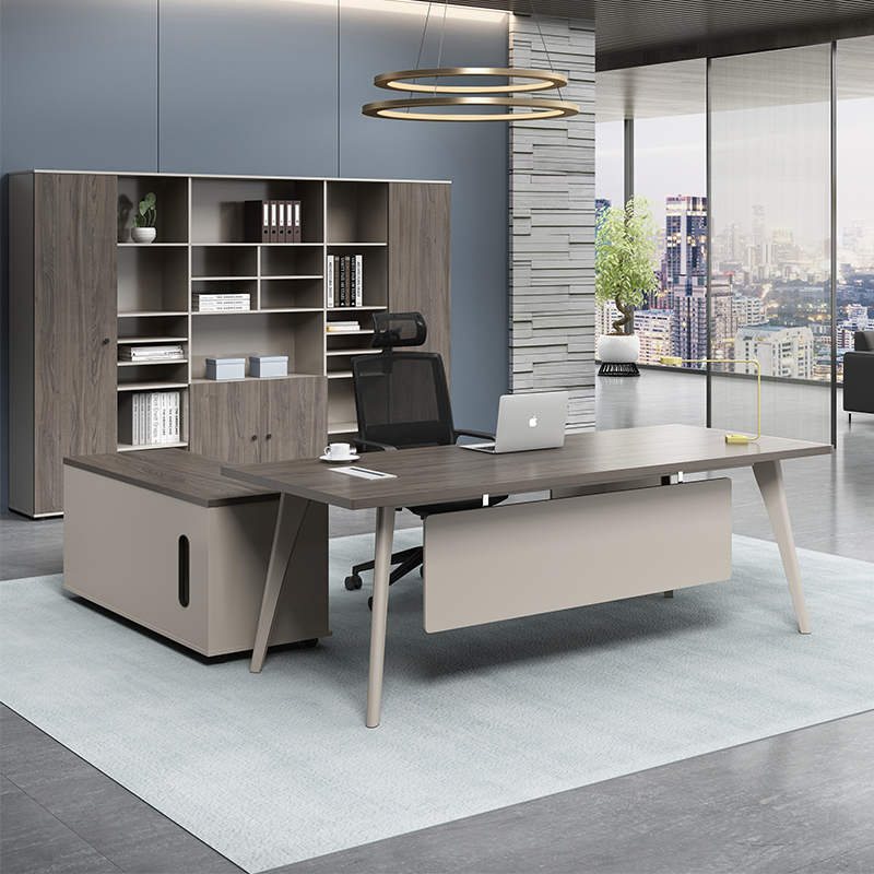 Boss Desk Office Furniture Brief Modern Plate Fashion Single Atmospheric Class Desk Manager Table Manager Table Chairs Combination
