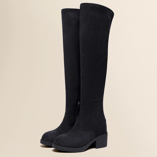 鑫哥甄选内增高13cm过膝长筒靴女款2025秋冬加绒新款隐形显瘦靴子