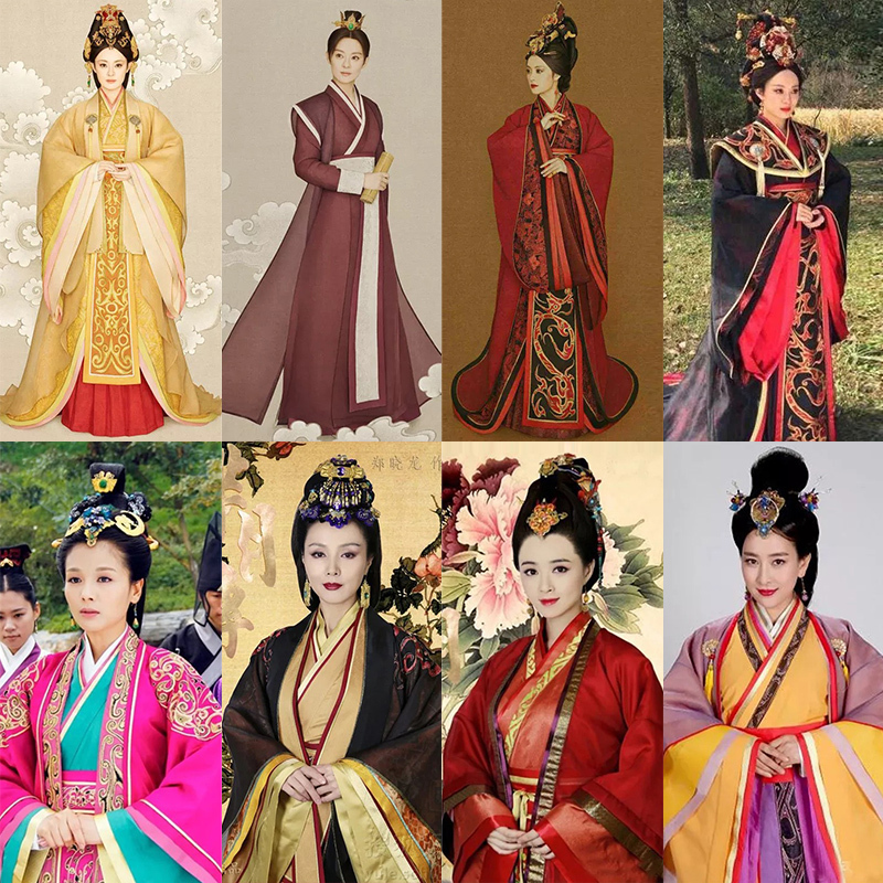 Ancient Costume from the Tv Series the Legend of Qin, Similar to the Costume Worn by the Female Lead, Hanfu, Queen's Costume, Empress's Costume, Trailing Hanfu, Performance Costume