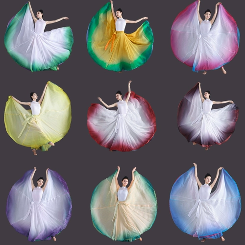 Огромная танцевальная юбка 720 две стороны в постепенной слоистой крошечной классической юбке.