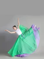 Зеленый и фиолетовый (720-градусный двойной щупальщик) износ с обеих сторон