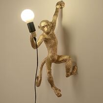 Gorilla lighting girlfriends Monkey Wall Lamp House Bar Restaurant Veranda storefront Decorative Lights Animal Hemp Rope Monkey Chandelier