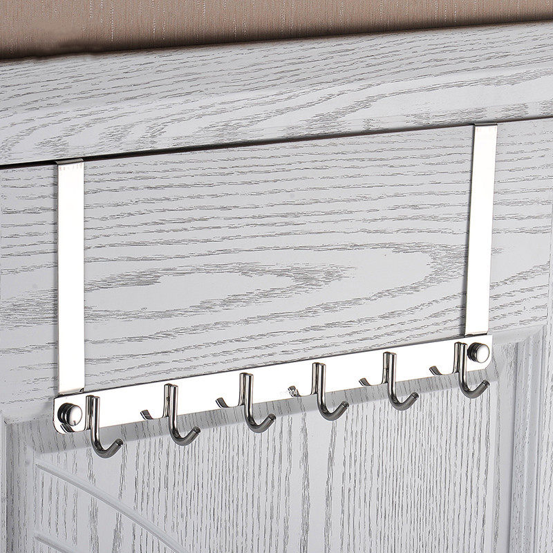 304 stainless steel door rear adhesive hook bathroom nail free door upper back clothes hanger clothes hook rack clothes hook rack hanging hook