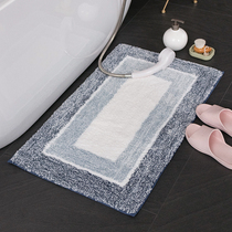 Thickened Hotel Bathroom Ground Mat Toilet Door Cushion Shower Room Suction foot pad Anti-slip carpet Home cushion plush
