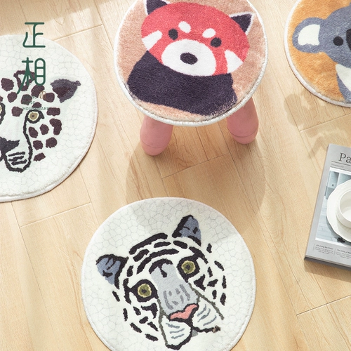 Детский циркулярный стул подушка анти -скользящая творческая подушка для животных брелов