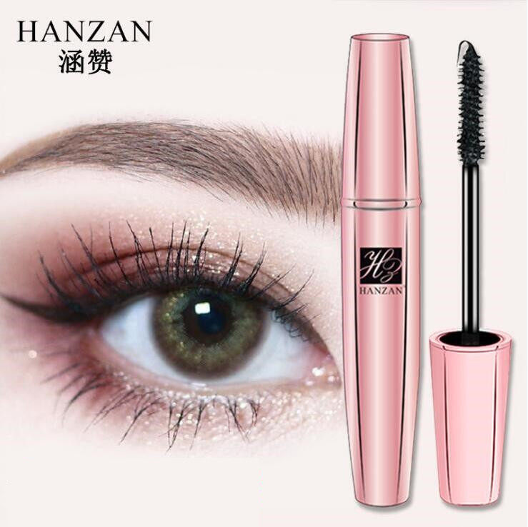 New product Hanzan thick mascara Elongated long Waterproof long-lasting curl anti-sweat not easy to smudge makeup