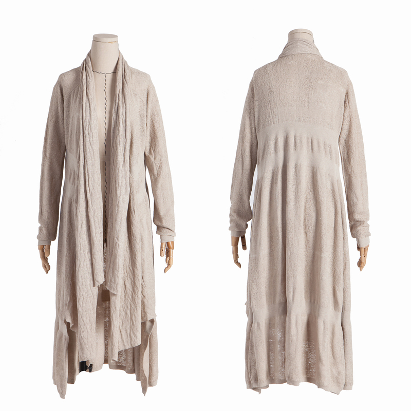 Soul&Freeeka/Floral Splendor Tagless Sample Clothing with Minor Flaws Wool Cashmere Sweater Coat Dress