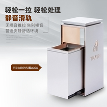 Stainless Steel Hotel Lobby Rubbish Bin Hallway Lift Koupi Boxes Merchant City Guesthouse Upscale Clubhouse Vertical Commercial