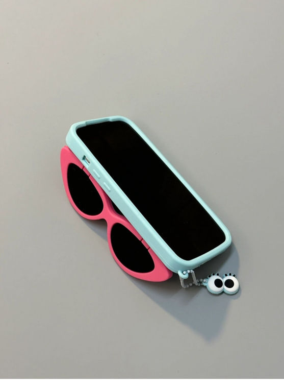 Funny Illustration Silicone Folio Flip Stand Heatsink – Pro/Plus/Max/Air – 17, 16, 15, 14, 13, 12 iPhone Case