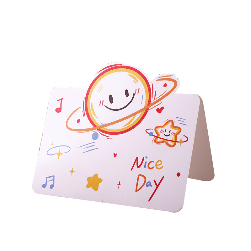 Simple simple drawing greeting card blank card handwritten