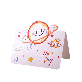 Simple simple drawing greeting card blank card handwritten