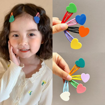 Baby hair accessories baby cute love edge clip girl BB clip card broken hair little girl hairclip headgear children hairclip