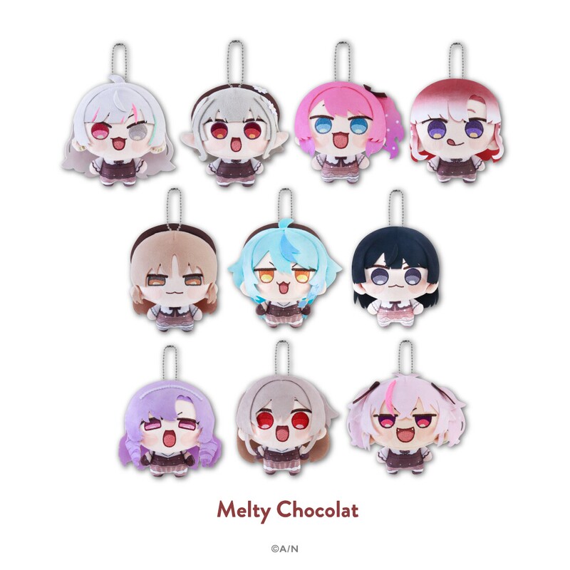 Rainbow Society Nijisanji 8Th with Cake! Doll Pendant Melty Chocolat