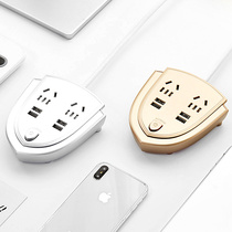 Creative socket panel porous strip cable plug-in strip cable small portable patch panel student mobile phone USB charging