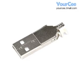 USB-AM USB2.0 Разъем типа A Интерфейс «папа» 90/180 градусов Подключаемый модуль/SMD/тип пайки