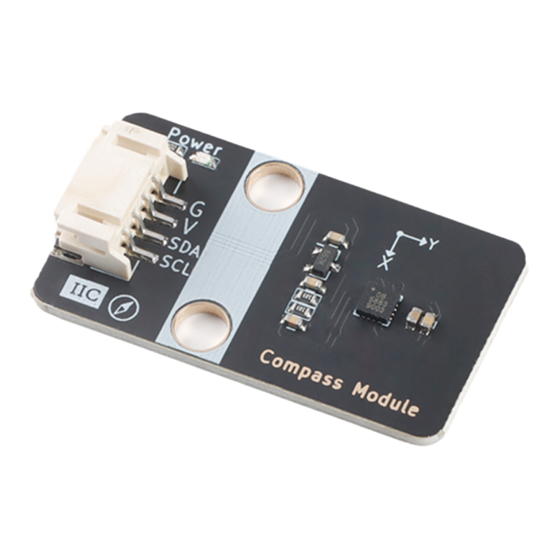 QMC5883 Compass Module QMC5883电子指南针数字罗盘传感器模块-Taobao