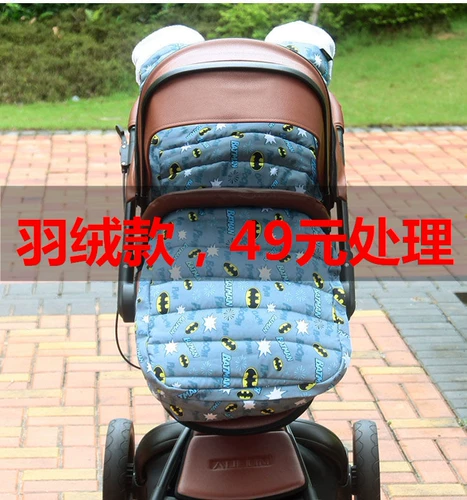 Детский спальный мешок, коляска с аксессуарами для новорожденных, удерживающие тепло ветрозащитные носки, тележка с зонтиком, универсальный дождевик, демисезонная подушка