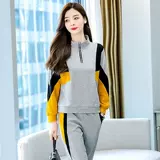 Осенний спортивный костюм, штаны, комплект, 2024 года, в корейском стиле, большой размер