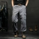 Quần ngụy trang thể thao cỡ lớn cho nam và quần yếm cashmere cộng với phân bón để tăng chất béo, quần ống suông thẳng thoải mái quần thể thao nam