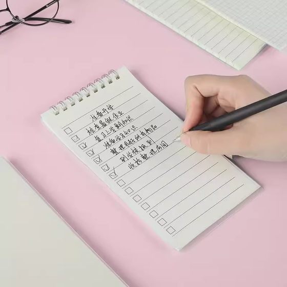 2025年日程本小记事本随身携带便签本小号每日目标日计划本空白笔记本备忘录日程任务清单口袋型便利打卡学生